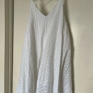 White Eyelet Dress